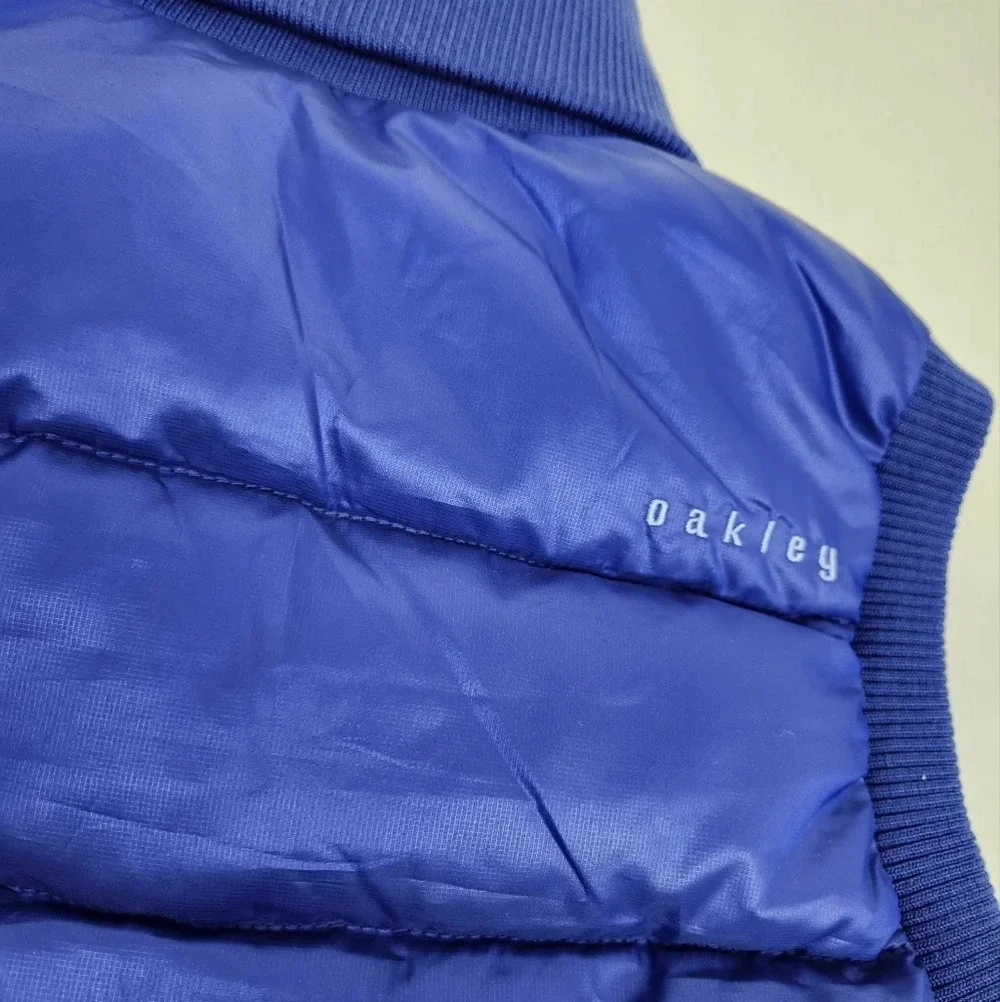 Oakley Collard Blue Puffer Vest - Picture 6 of 7